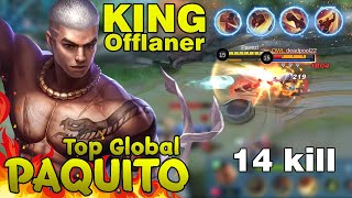 KING Offlaner! Paquito New Meta | Best Build Paquito 2021 | Top Global Paquito - MLBB