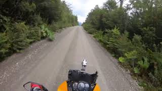 Carretera Austral en moto. Cuesta río Vagabundo-Puerto Yungay. Aysén, Chile (Completa, sin editar).