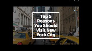 Top 5 Reasons You Should #Visit New York City | tripsandflights.com