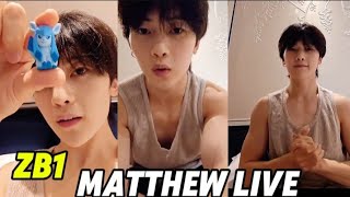 (Multi sub) Zerobaseone  🔥 MATTHEW  Live 08.10.2024