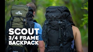 Teton Scout: 3/4 Frame Affordable Backpacking Pack