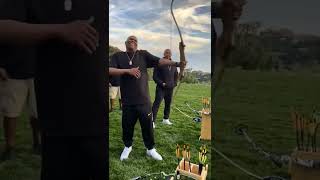 Dr. Dre Giving Archery Lessons to Big Boy