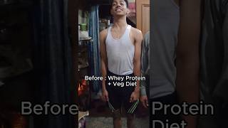 before taking whey protein #gymmotivation #gymlife