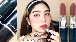 รีวิว+สวอชลิปสติก MAC Lustreglass Lipstick ลิปฉ่ำวาว ฟิลลูกคุณเวอร์! | Brightbnp