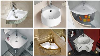 Top 30 Corner wash basin design | Corner sink | small corner Washbasin design for bathroom |