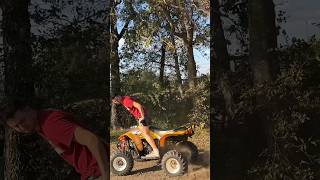 Quad burnout in the dirt🔥 #shorts #jeradfifevlogs #jeradfife