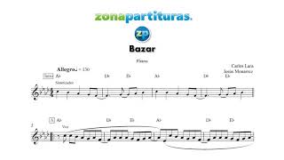 Partitura "Bazar" Flans