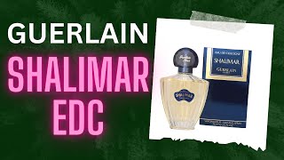 Guerlain Shalimar Eau De Cologne fragrance review