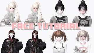 Zepeto Face Tutorial💗 100% Easy ✅ It’s work!!! Different Style