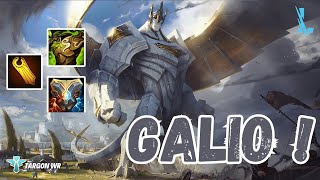 Galio Support Gameplay Wild Rift