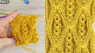 Part 2 of an easy knitting pattern to follow with explanation!!