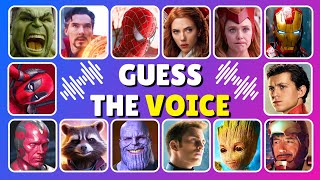 Superhero By Voice 🔊✅  | Avengers quiz | Guess the Superhero