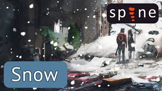 Animating Snow in Spine 2D | VFX | Tutorial