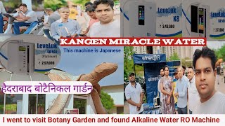 Hyderabad botanical garden में मिला alkaline water Ro Machine ke    distributor अल्कलाइन पानी पिए ।