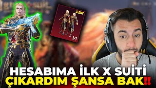 HESABIMIN İLK X SUİTİNİ ÇIKARDIM 😱 - PUBG MOBİLE