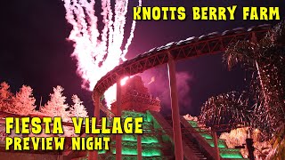 Knott's Berry Farm Fiesta Village Preview Event - Calle Celebracion, Food, Merchandise, Jaguar!