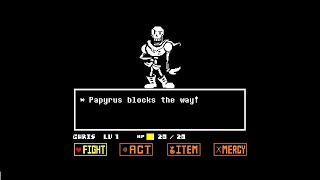 Papyrus Fight Undertale