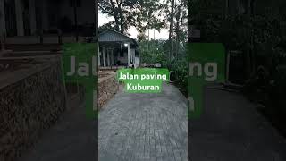 PASANG PAVING DAN SENDERAN KUBURAN