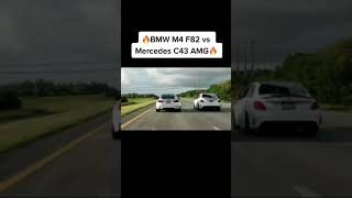 BMW M4 F82 vs Mercedes Benz C43 AMG#shorts