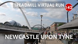 Treadmill Virtual Run 142: Newcastle upon Tyne, Tyne and Wear, UK