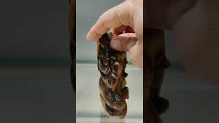 Beautiful Ganesha Idol in Tiger Eye Stone #shorts #viral #youtubeshorts #youtube #art #video #2022