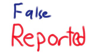 False Reported