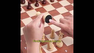 15 inch wooden folding chess board set