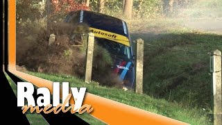 Euregio Rally 2014 - Best of by Rallymedia - BMW M3 crash!