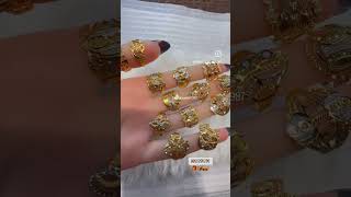 Designer gold Rings 22kt hallmark gold #trending #goldring #shortvideo #shorts