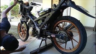 Suzuki Belang R150 2.0 Cuci Bagi Bersih Dulu