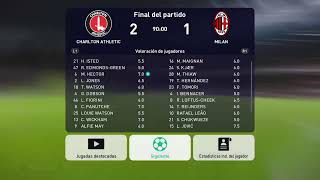 Charlton Athletic v AC Milan, UCL Semifinal Pt1, Temporada 66-67, PES 2021 nivel leyenda