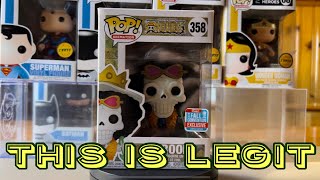 How To Spot Fake One Piece Brook 358 Funko Pop ? Available For Sale !