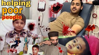 Isaar Welfare Foundation🔬||Helping Poor People🥺||HUM SB DOSTO NY MIL KR BLOOD DONATE KIYA😊||