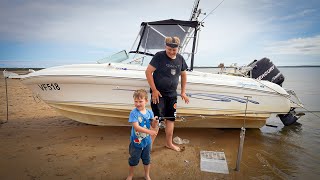 Stranded on a Bank with 3 Kids Inverloch Beach Fishing