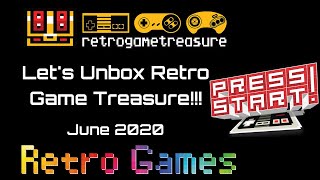 Retro Game Treasure June 2020 Unboxing!!