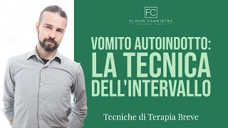 Vomito autoindotto: la tecnica dell'intervallo