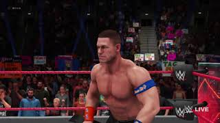 WWE 2K18 (RAW) title match  Bray Wyatt vs John Cena