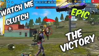 Epic Free Fire Gameplay: Watch Me Clutch the Victory! || FREE FIRE NEW GAMEPLAY VIDEO