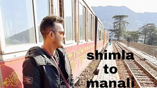 my frist toytrain ride experience in mountain