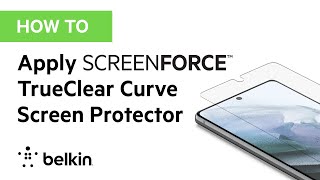 How To: Apply Your SCREENFORCE™ TrueClear Curve Screen Protector for Samsung S20/Note 20