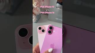 iPhone 15 Vs iPhone 16 Pink Colour Comparison #apple