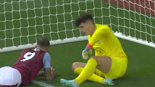 GREAT SAVES !!! Kepa Arrizabalaga Saves Triple Shot on Aston Villa vs Chelsea