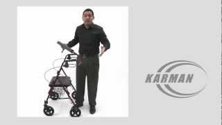 R-4800W Rollator - by Karman Healthcare