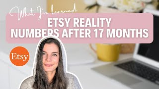 17 Months on Etsy Selling Digital Products | Realistic Results on Etsy