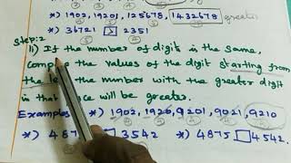 CBSE- Class VI- chapter 1- knowing our numbers- comparing numbers