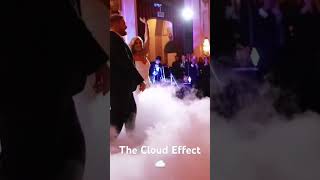 The Wedding Cloud Effect for the Grand Entrance and First Dance. #wedding #party #cloudeffect