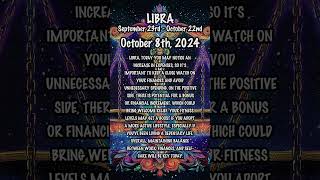 October 8th, 2024 #librahoroscope #dailyhoroscope #dailyastrologyhoroscope #zodiacupdates #libra