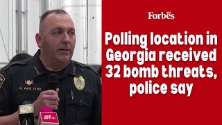 Polling location in Georgia received 32 bomb threats, police say