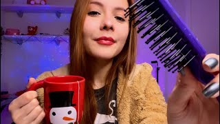 ASMR- TE PREPARANDO PARA DORMIR 😴