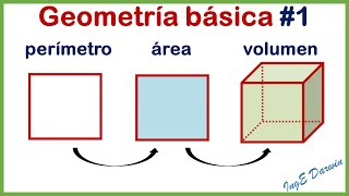 Perímetro, área y volumen de figuras geométricas (cuadrado y cubo) | Episodio 1